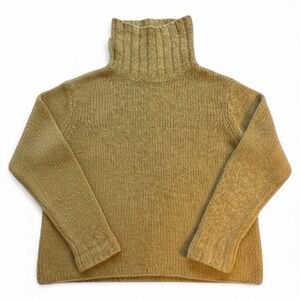 Eileen Fisher Italian Yarn Merino Wool Turtleneck Sweater Petite PL